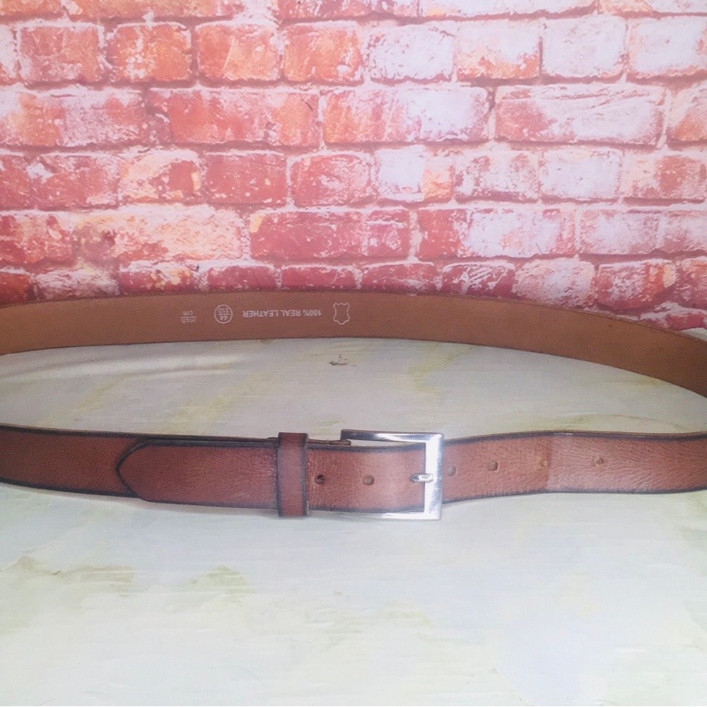 Classic Brown Genuine Leather Men's Belt